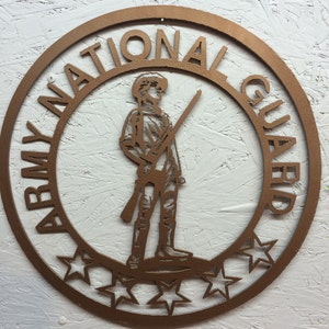 Army National Guard Metal art