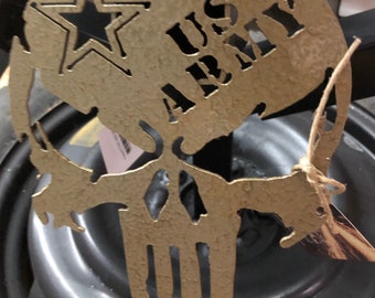 US Army Punisher Tow Hitch Cover
