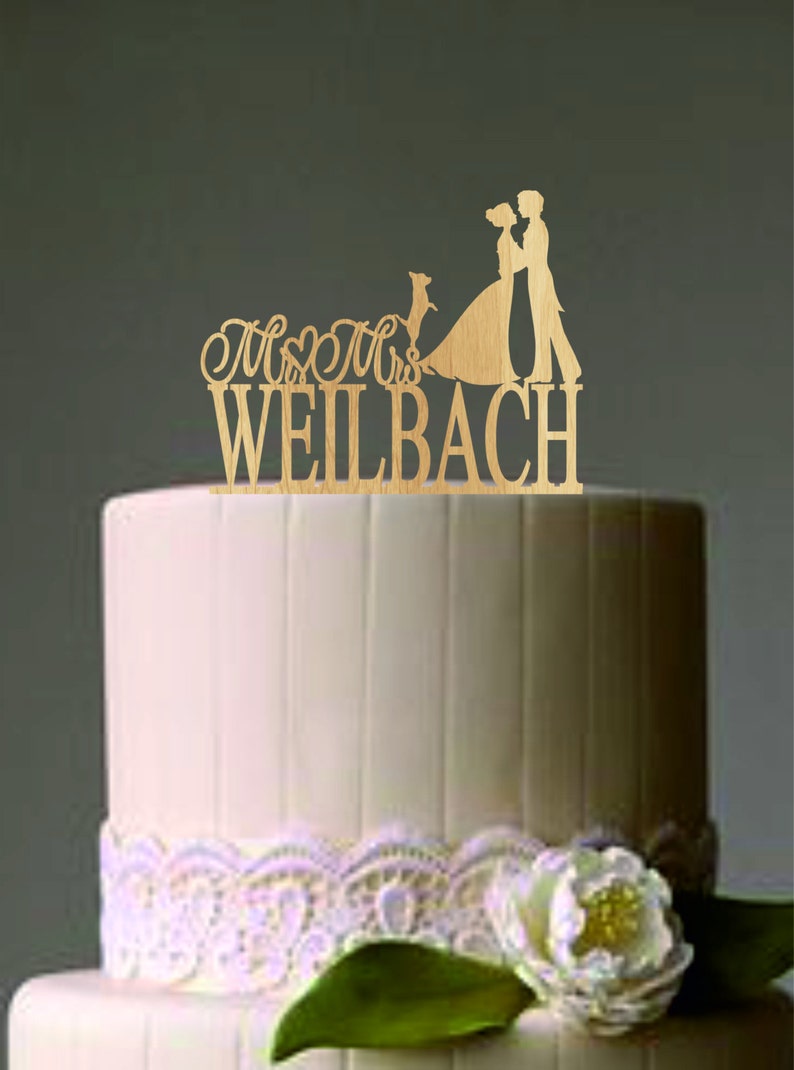 Dancing Bride And Groom Cake Topper Mr And Mrs Wedding Cake Etsy