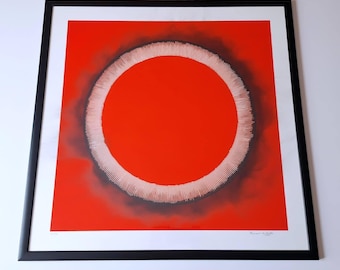 BERNARD AUBERTIN Material Firmado a mano Serigrafía Técnica Mixta Enmarcado