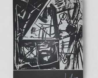 EMILIO VEDOVA Estudio para Plurimo Vintage Litografía Reproducción Certificado Bolaffi firmado a mano