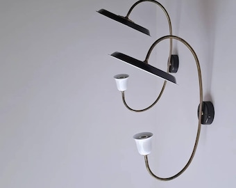 Pareja de apliques Stilnovo Arredoluce Lumi estilo Torlasco Sarfatti