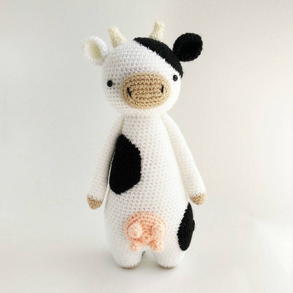 Vaca Patrón de Crochet - Patrón de Ganchillo Amigurumi PDF