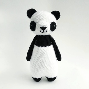 Panda Bear Crochet Amigurumi Pattern PDF image 1