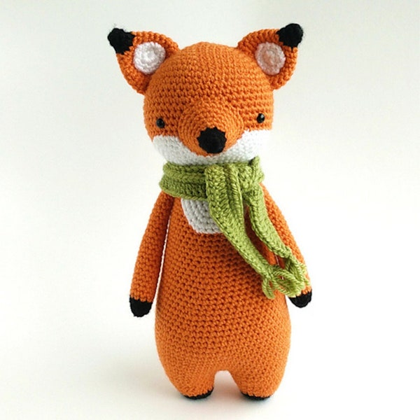 Renard avec écharpe - Modèle de Crochet - Patron Amigurumi PDF