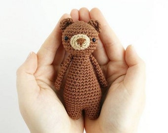 Mini Bear Crochet Amigurumi Pattern PDF