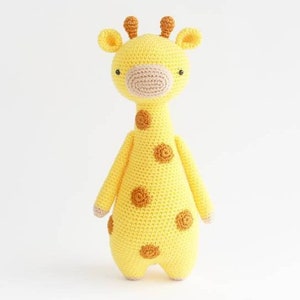 Giraffe mit Flecken Amigurumi Häkelanleitung PDF Bild 1