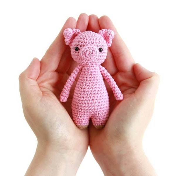 Mini Pig Crochet Amigurumi Pattern PDF