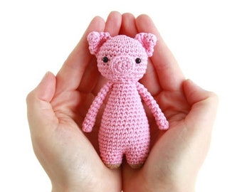 Mini Pig Crochet Amigurumi Pattern PDF