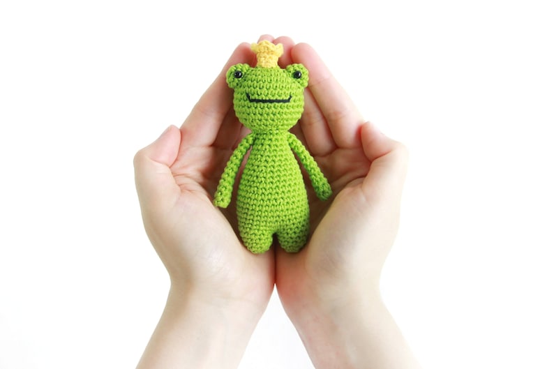 Mini Frog Crochet Amigurumi Pattern PDF image 1