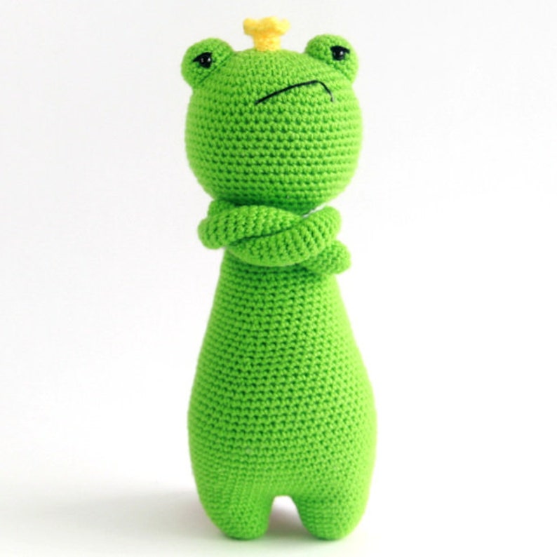 King Frog Crochet Amigurumi Pattern PDF image 10