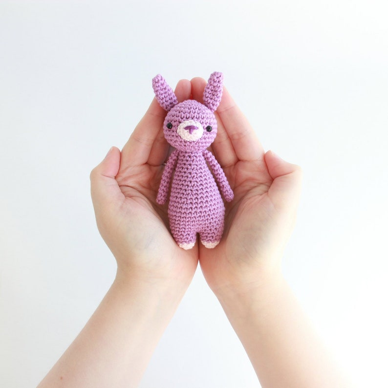 Mini Rabbit Crochet Amigurumi Pattern PDF image 1