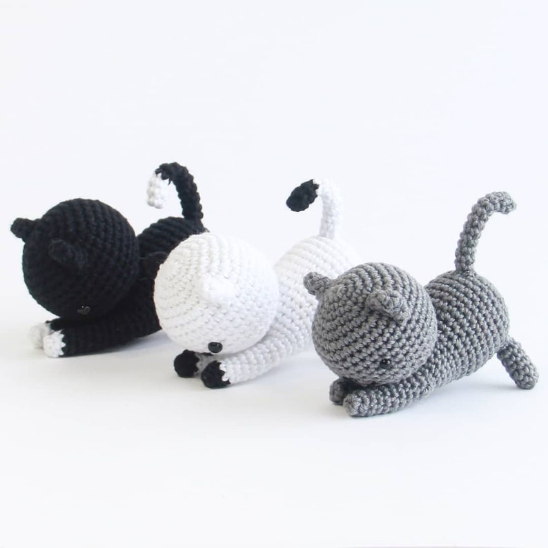 Playing Cats Crochet Amigurumi Pattern PDF image 5