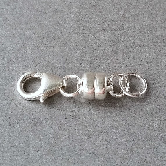 Lobster Claw with Split Ring 925 Sterling Silver Clasp for Necklace Earrings