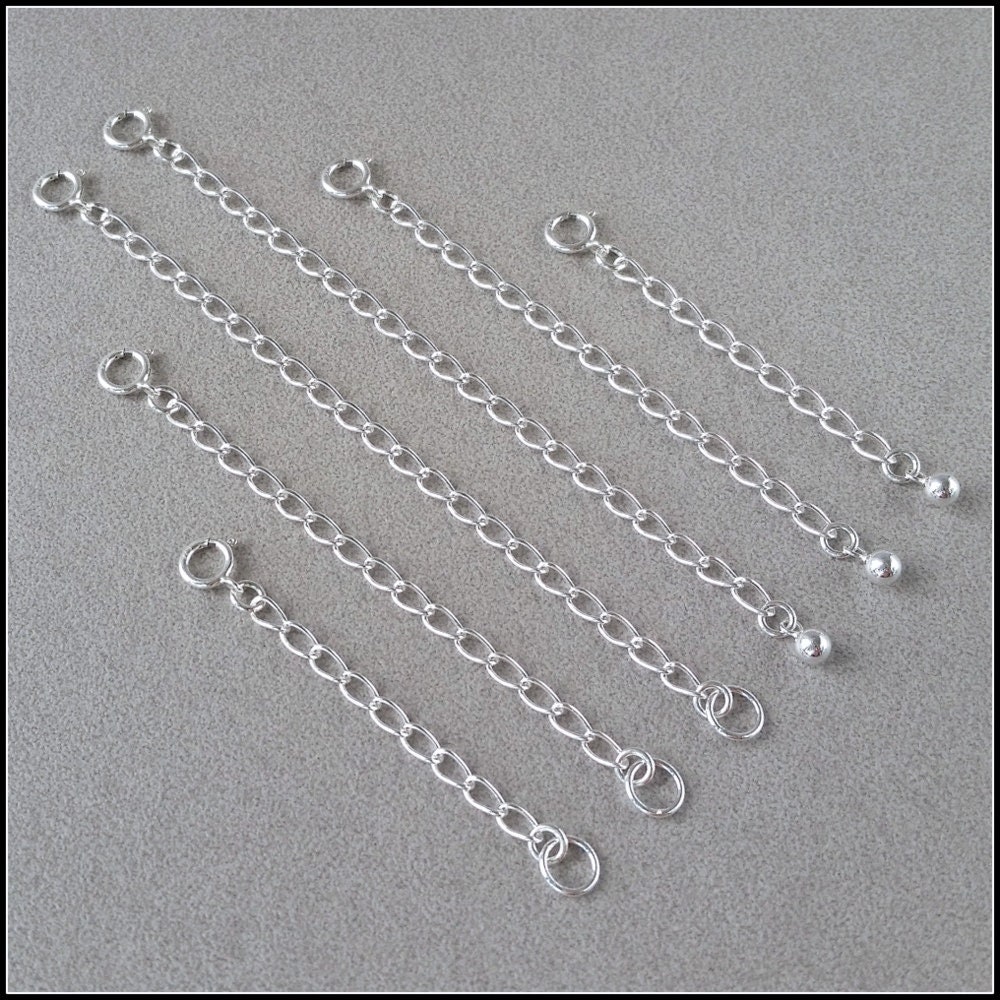 Silver Necklace Extender 