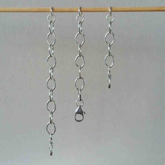 Chain Extender in Gold and Silver Plated. Extra Chain for Adjustable  Necklace. Necklace Extender 