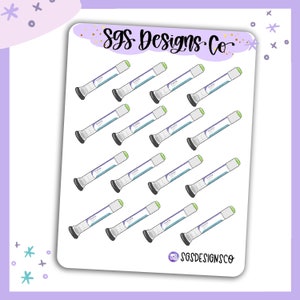 Insulin Pen Sticker Sheet