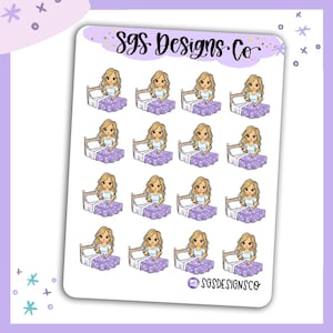 Miss Lady D Change Sheets Sticker Sheet