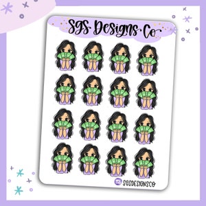 Miss Lady D  Pay Day Planner Sticker Sheet