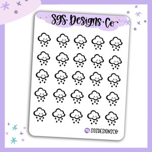 Weather Hobonichi Sticker Sheet