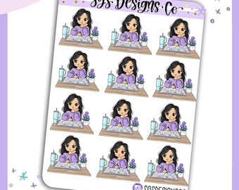 Miss Lady D Plan with me Planner Sticker Sheet
