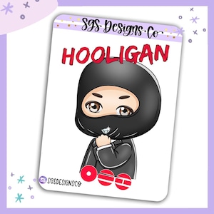 Hooligan Jin XL Sticker Sheet - Etsy