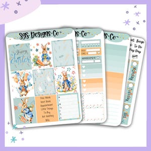 Kit d'autocollants pour agenda Peter Rabbit