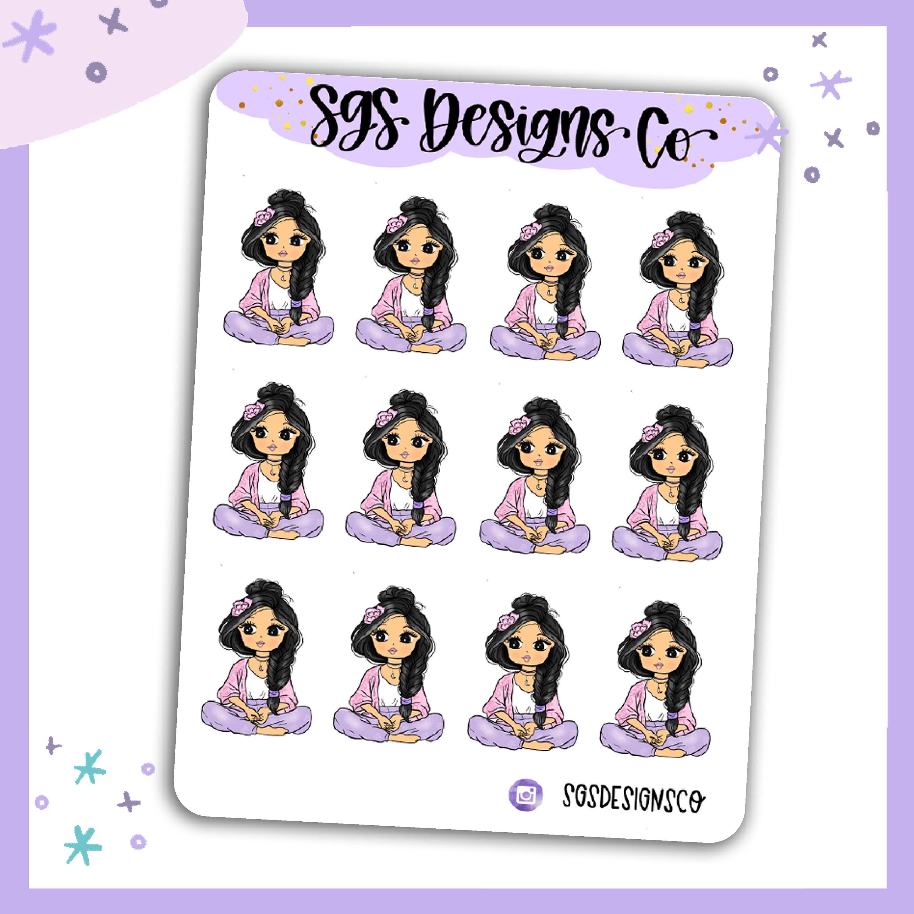 Hoja de pegatinas de Miss Lady My Peace México