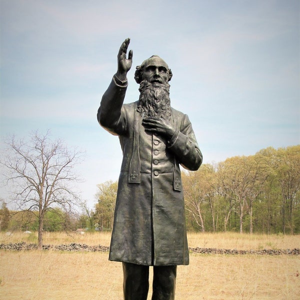 Father Corby Monument Gettysburg Photograph