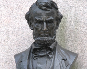 ヴィンテージ リンカーン大統領の顔 - リンカーンの顔 - 真鍮の