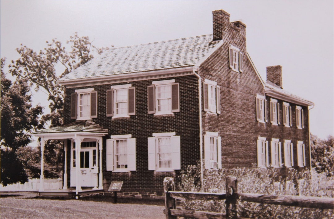 Culp House / Gettysburg Sepia Photograph Etsy