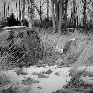 Gettysburg Battlefield in Winter Photograph