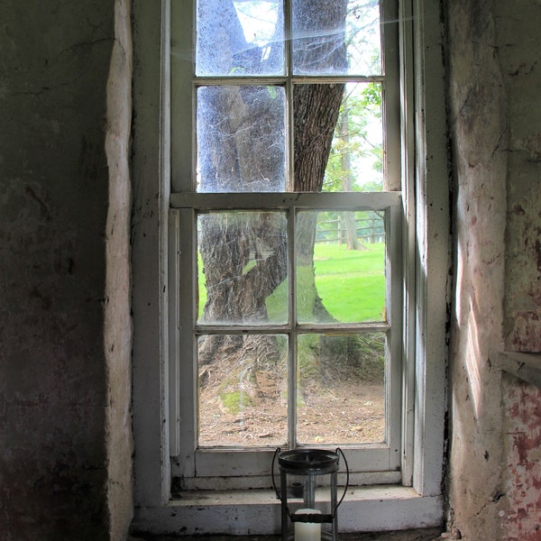 Old Springhouse Window Photograph