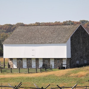 McPherson Barn Gettysburg Battlefield Photograph