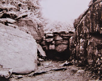 Devil's Den Gettysburg Battlefield - Sepia Photograph