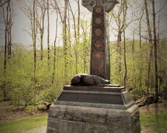 Photographie du monument de la brigade irlandaise de Gettysburg