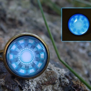 Glowing ring Glow in the dark Superhero ring Glow ring Glows ring Super hero ring Handmade accessories Personalized superhero accessories