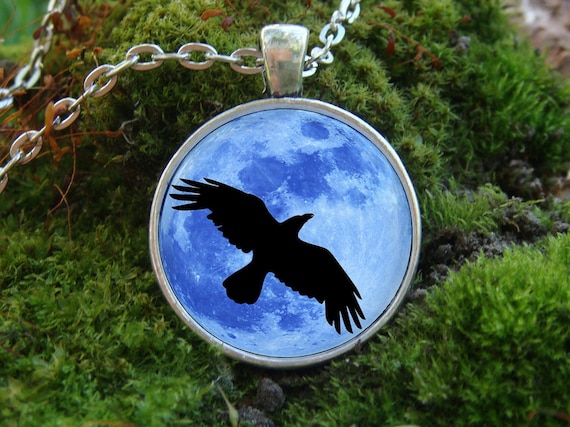 Blue moon necklace glow in the dark sale