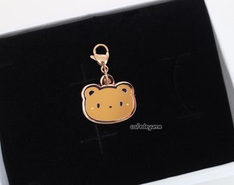 bear enamel charm