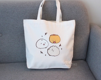 Dim Sum Babies Tote Bag, Canvas Bag | Cute