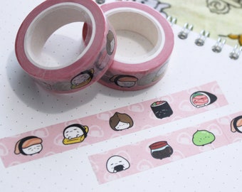 Sushi Buddies Washi Cute kawaii