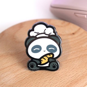 Chef Panda Enamel Pin Brooch Cafe de Yume