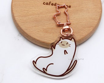 colour point cat yoga acrylic charm