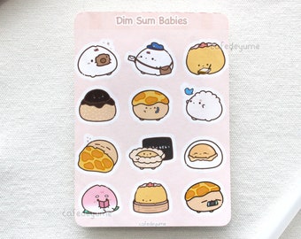 Dim Sum Babies Sticker Sheet | Journaling