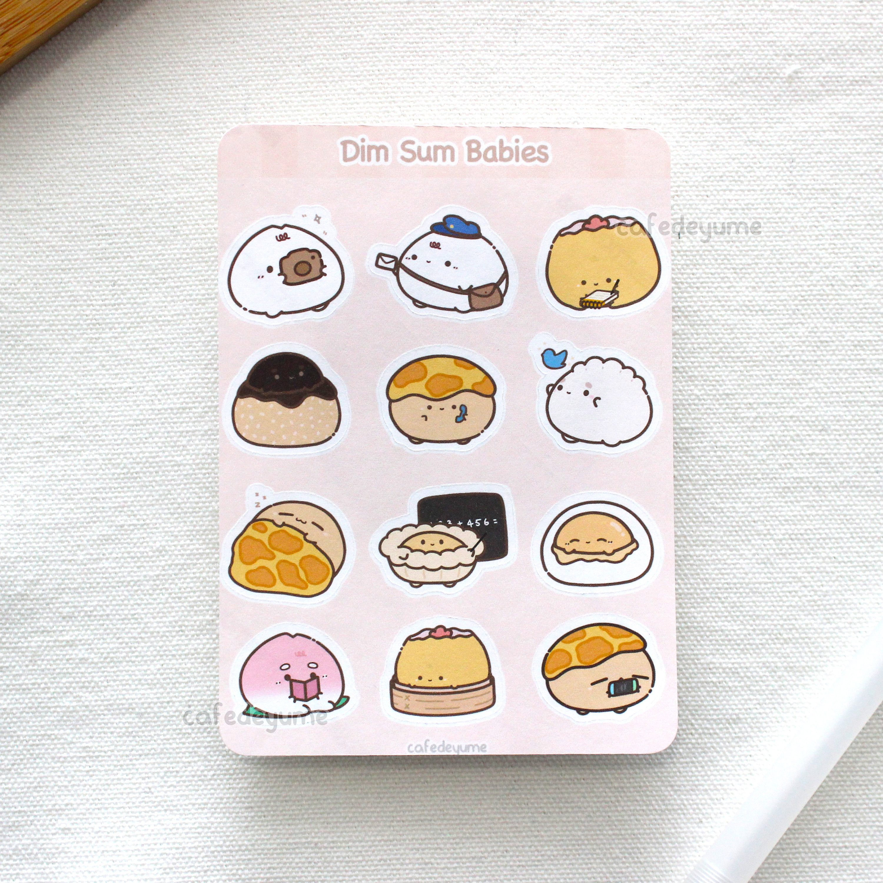 Dim Sum Babies Sticker Sheet Journaling 