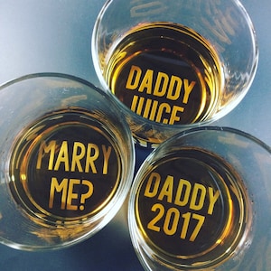 Rocks glass, Whiskey Glass, Liquor Glass, Engraved Bottom of the Glass with your own words, Your Text Here, Engraved, Unique Men Gifts,