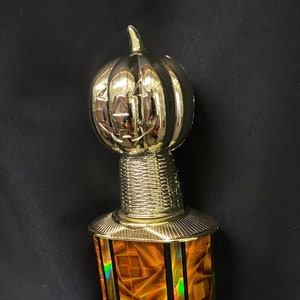 Halloween Trophy 10&quot;, Halloween Party Prize, Pumpkin Trophy, Halloween Contest Trophy
