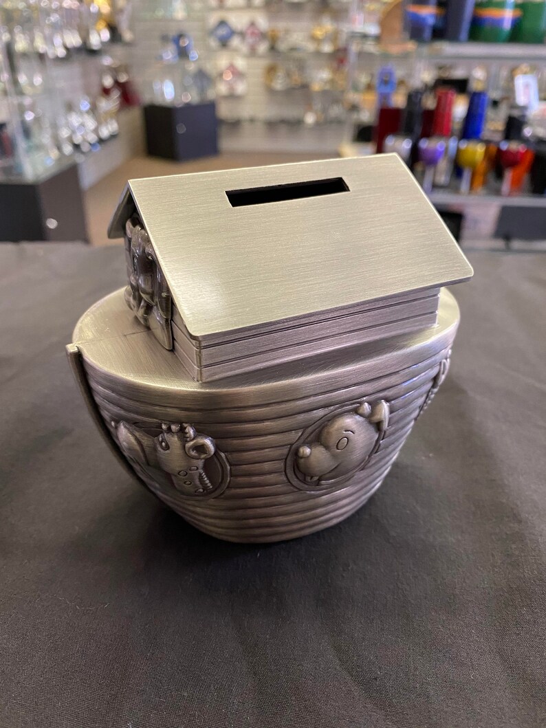 Baby Bank Noahs Ark Baby Bank Baby Bank Pewter | Etsy