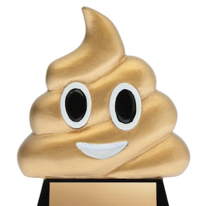 Poop Emoji Trophy, Loser Trophy