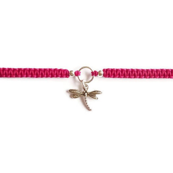 Buy Dragonfly Charm Bracelet Macrame Friendship Bracelet